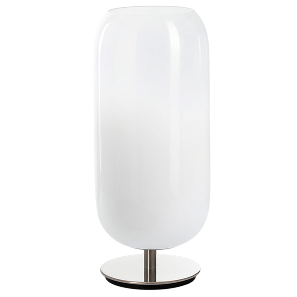 Gople Table - silver/blanco ahumado