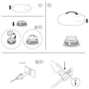 Lámpara sobremesa Itka Table Danese Milano