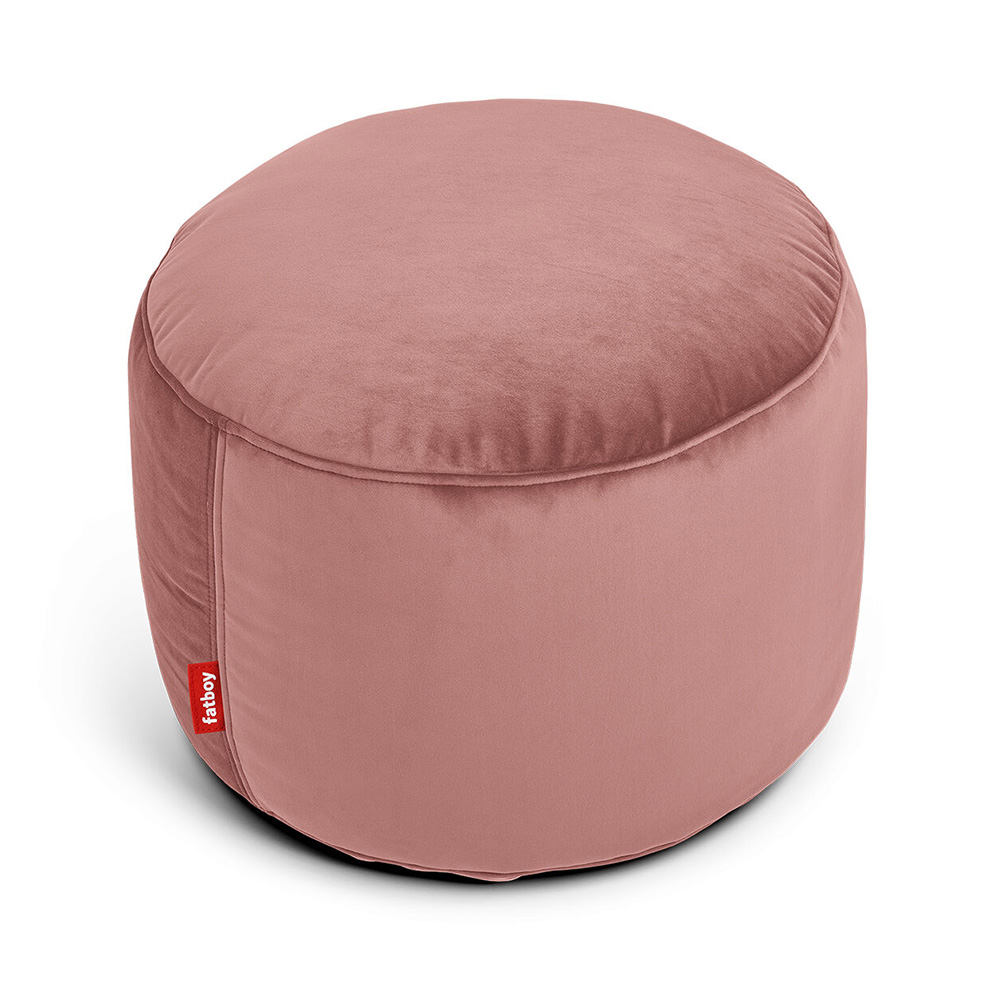 Puff Point Velvet Fatboy-Rose