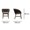 Sillón comedor Neo Alaska Skyline