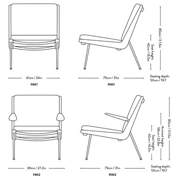Sillón Boomerang &Tradition
