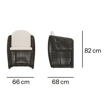 Sillón comedor Neo Dynasty Skyline