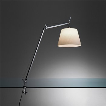 Tolomeo Mega table - aluminio/difusor pergamino