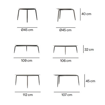 Mesa auxiliar Rodona Skyline