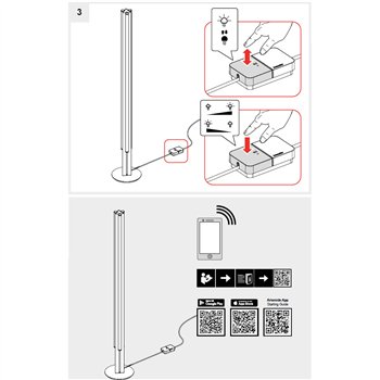 Lámpara pie Dreispitz Artemide