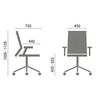Silla operativa Atom Solver Space