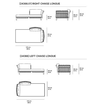 Chaise longue Tempo SKLD Studio