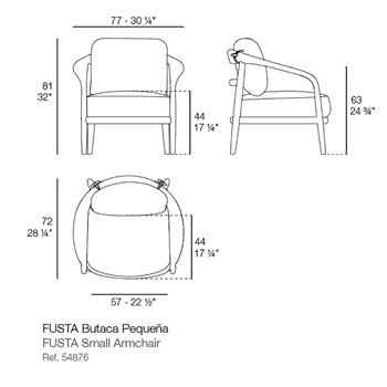 Sillón Fusta Vondom