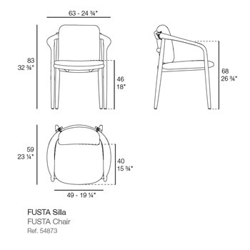 Silla Fusta Vondom