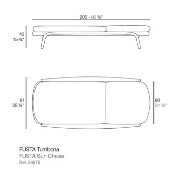 Tumbona Fusta Vondom