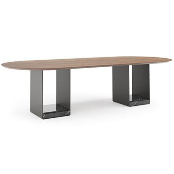 Mesa ovalada Vacía madera Punt