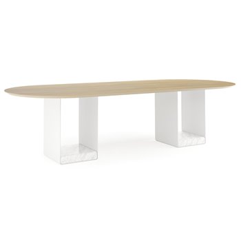 Mesa ovalada Vacía madera Punt