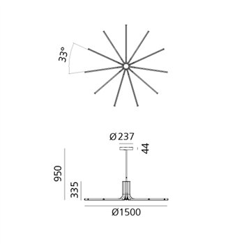 Lámpara Suspensión Veil Artemide