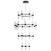 Zephyr Chandelier - negro brillante
