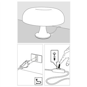 Lámpara sobremesa Nesso Artemide