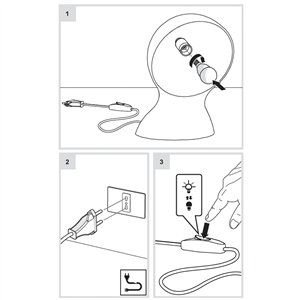 Lámpara sobremesa Dalù Artemide