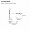 Lámpara sobremesa Tolomeo Micro Artemide