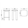 Taburete bar Chisel 30 bajo Hay
