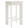 Taburete bar tapizado Chisel 30 bajo Hay