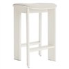 Taburete bar tapizado Chisel 30 bajo Hay
