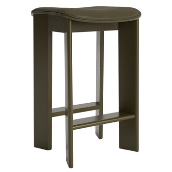 Taburete bar tapizado Chisel 30 bajo Hay