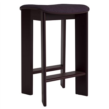 Taburete bar tapizado Chisel 30 bajo Hay