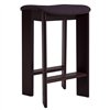 Taburete bar tapizado Chisel 30 bajo Hay