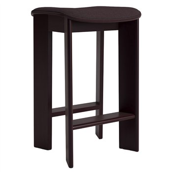 Taburete bar tapizado Chisel 30 bajo Hay