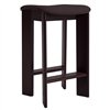 Taburete bar tapizado Chisel 30 bajo Hay