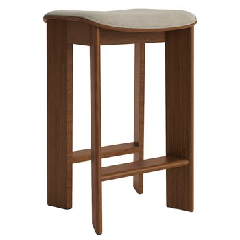 Taburete bar tapizado Chisel 30 bajo Hay