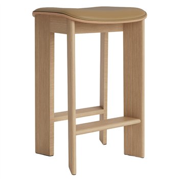 Taburete bar tapizado Chisel 30 bajo Hay