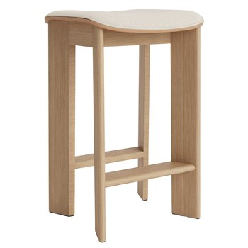 Taburete bar tapizado Chisel 30 bajo Hay