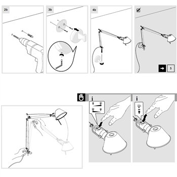 Aplique Tolomeo wall LED Artemide