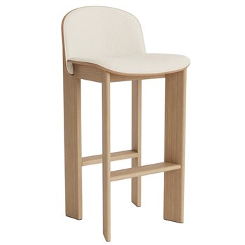 Taburete bar tapizado Chisel 35 Hay