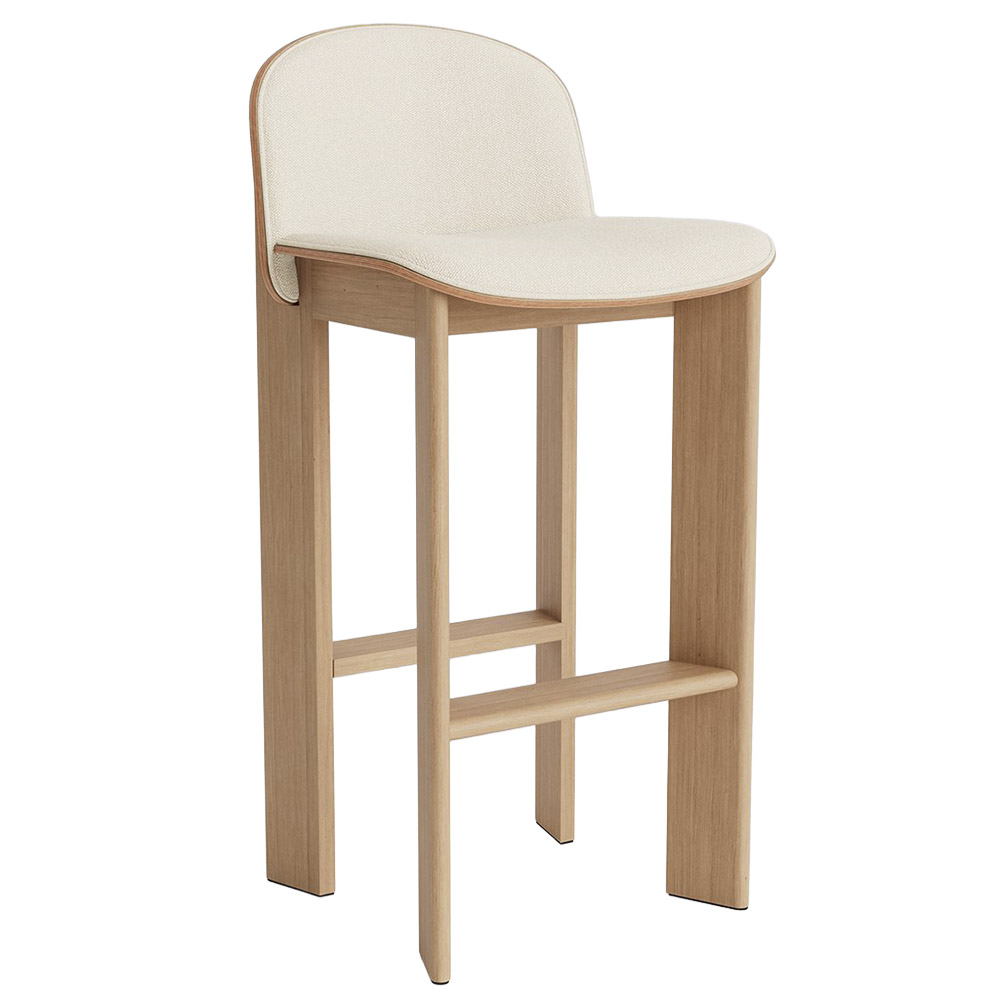 Taburete bar tapizado Chisel 35 Hay