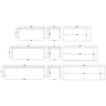 Mesa Chisel rectangular Hay