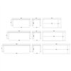 Mesa Chisel rectangular Hay