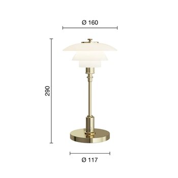 Lámpara PH 1/1 Portable Sobremesa Louis Poulsen 