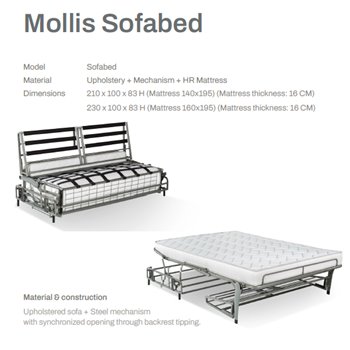 Sofá Cama Mollis Paul Rogers