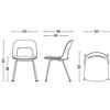 Silla Layout 114 tapizado Hay