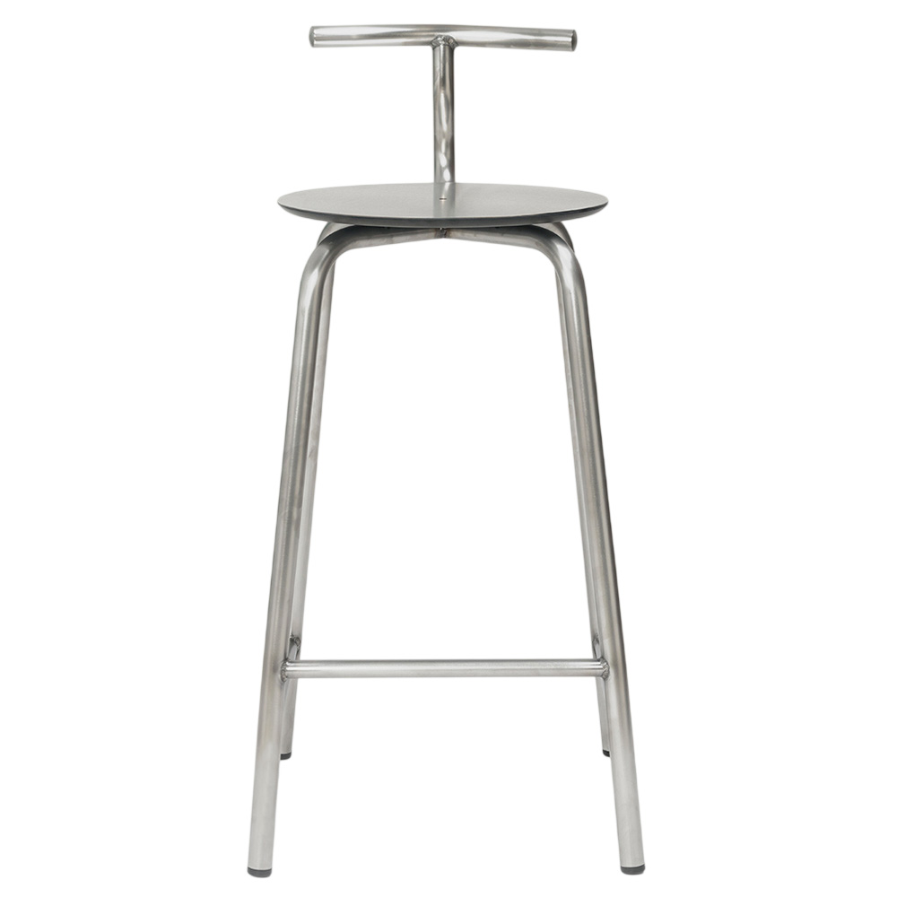 Taburete Tam Inox  H65 R