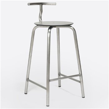 Taburete Tam Inox  H65 R