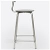 Taburete Tam Inox  H65 R