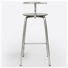 Taburete Tam Inox  H65 R