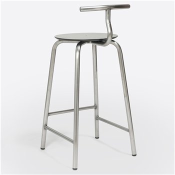 Taburete Tam Inox  H65 R