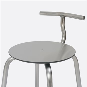 Taburete Tam Inox  H65 R