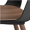 Silla Layout 122 asiento madera Hay