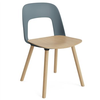 Silla Layout 122 asiento madera Hay