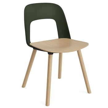 Silla Layout 122 asiento madera Hay
