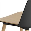 Silla Layout 122 asiento madera Hay